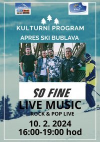 ‼️Live music na sjezdovce❤️‼️ 10.2.2024  od 16:00 hodin⛷️❄️❤️