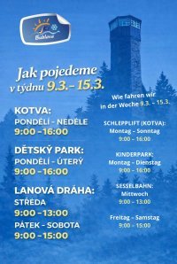 Wie fahren wir in der Woche vom 9.3. bis 15.3..2026