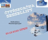 Der 4er-Sessellift nimmt den Betrieb auf.