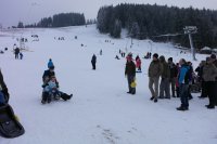 Neujahrsvergnügen mit dem ersten Schnee....